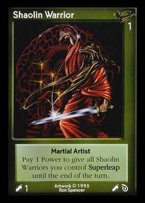 Shadowfist Shaolin Warrior - Limited