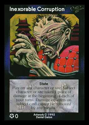 Shadowfist Inexorable Corruption - Limited