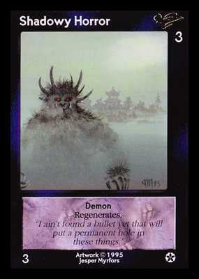 Shadowfist Shadowy Horror - Limited