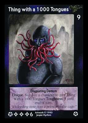 Shadowfist Thing with a 1000 Tongues - Limited