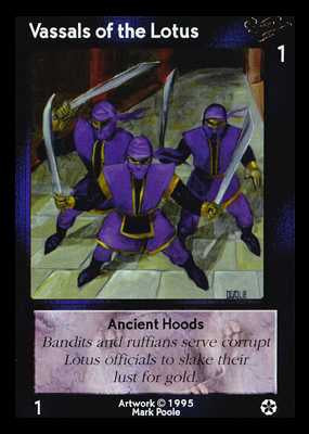 Shadowfist Vassals of the Lotus - Limited