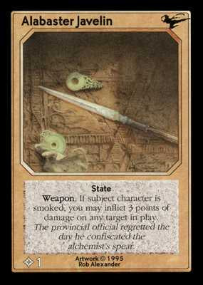 Shadowfist Alabaster Javelin - Limited