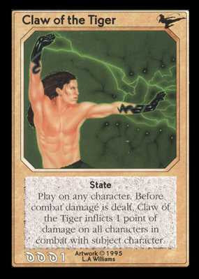 Shadowfist Claw of the Tiger - Limited