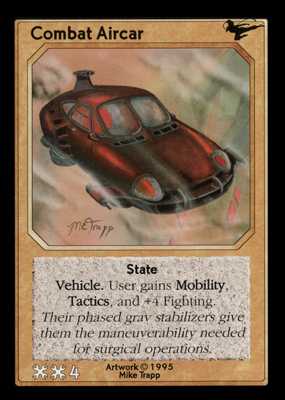 Shadowfist Combat Aircar - Limited