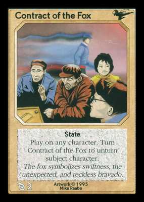 Shadowfist Contract of the Fox - Limited