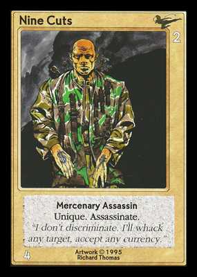 Shadowfist Nine Cuts - Limited
