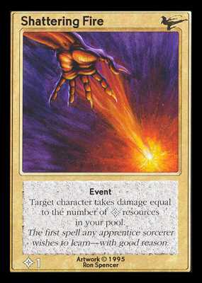 Shadowfist Shattering Fire - Limited