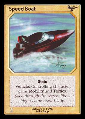 Shadowfist Speed Boat - Limited