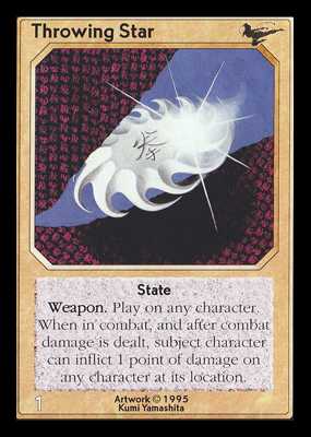 Shadowfist Throwing Star - Limited
