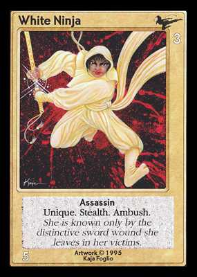 Shadowfist White Ninja - Limited