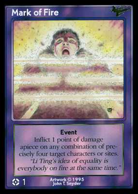Shadowfist Mark of Fire - Netherworld