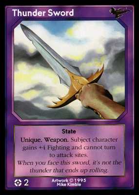 Shadowfist Thunder Sword - Netherworld