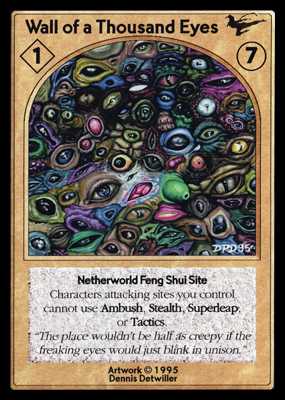 Shadowfist Wall of a Thousand Eyes - Netherworld
