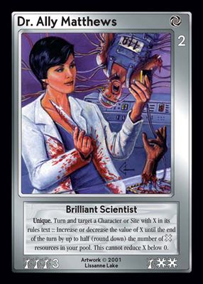 Shadowfist Dr. Ally Matthews - Netherworld 2