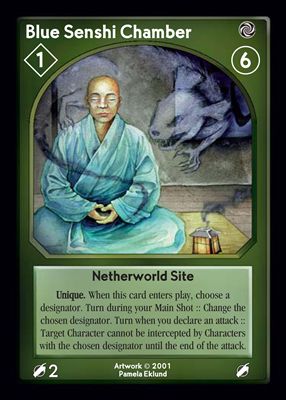 Shadowfist Blue Senshi Chamber - Netherworld 2