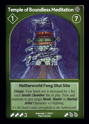 Shadowfist Temple of Boundless Meditation - Netherworld 2