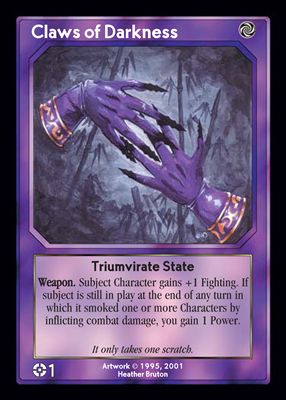 Shadowfist Claws of Darkness - Netherworld 2