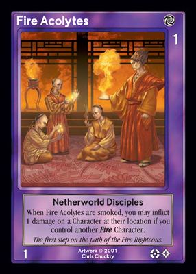 Shadowfist Fire Acolytes - Netherworld 2