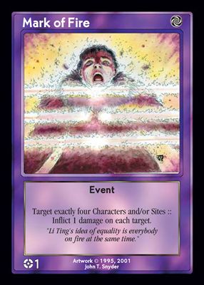 Shadowfist Mark of Fire - Netherworld 2