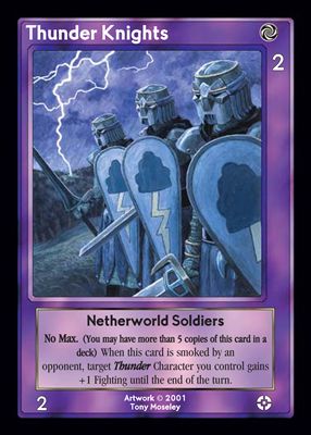 Shadowfist Thunder Knights - Netherworld 2