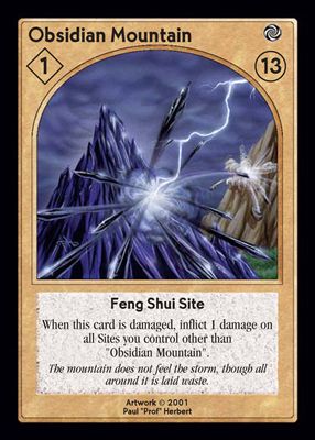 Shadowfist Obsidian Mountain - Netherworld 2