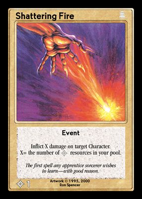 Shadowfist Shattering Fire - Throne War