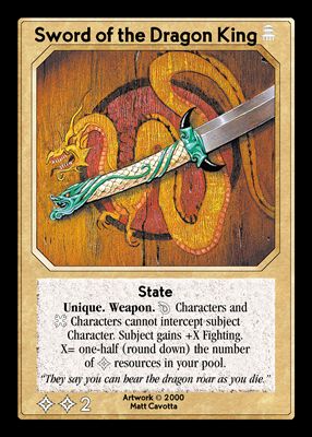 Shadowfist Sword of the Dragon King - Throne War