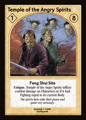 Shadowfist Temple of the Angry Spirits - Throne War