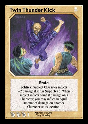 Shadowfist Twin Thunder Kick - Throne War