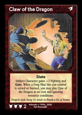 Shadowfist Claw of the Dragon - Year of the Dragon