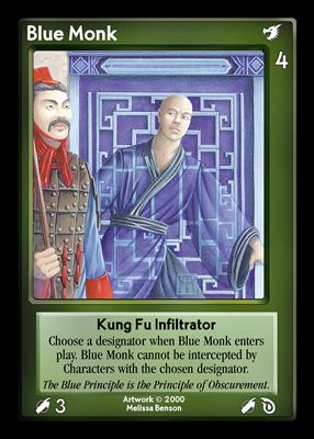 Shadowfist Blue Monk - Year of the Dragon