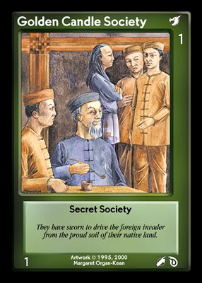 Shadowfist Golden Candle Society - Year of the Dragon