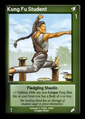 Shadowfist Kung Fu Student - Year of the Dragon