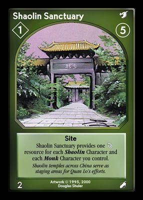 Shadowfist Shaolin Sanctuary - Year of the Dragon