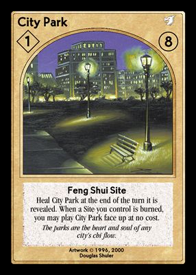 Shadowfist City Park - Year of the Dragon