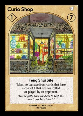 Shadowfist Curio Shop - Year of the Dragon