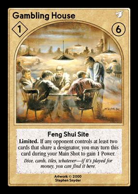 Shadowfist Gambling House - Year of the Dragon