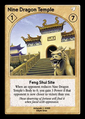 Shadowfist Nine Dragon Temple - Year of the Dragon