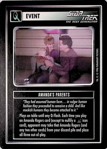 Star Trek CCG | Amanda's Parents (Error) - Q-Continuum | The Nerd Merchant