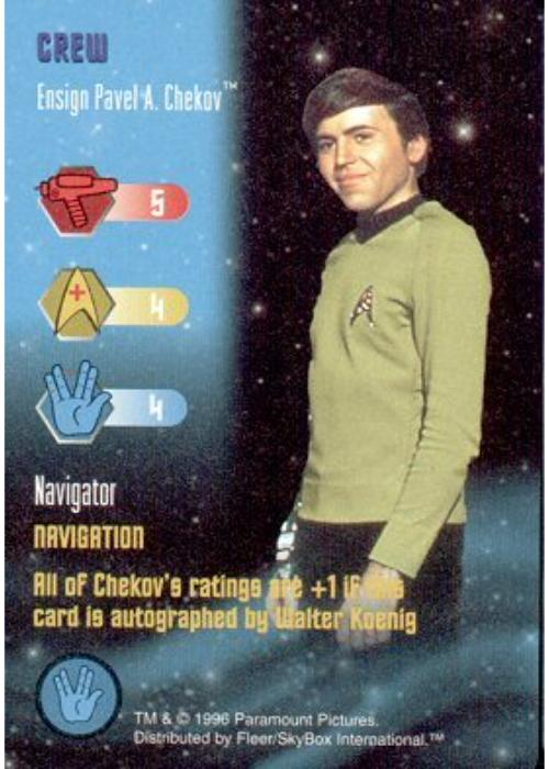 Star Trek TCG | Ensign Pavel A. Chekov [Crew]  - Promo Cards | The Nerd Merchant