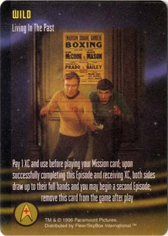 Star Trek TCG | Living in the Past [Wild]  - Promo Cards | The Nerd Merchant