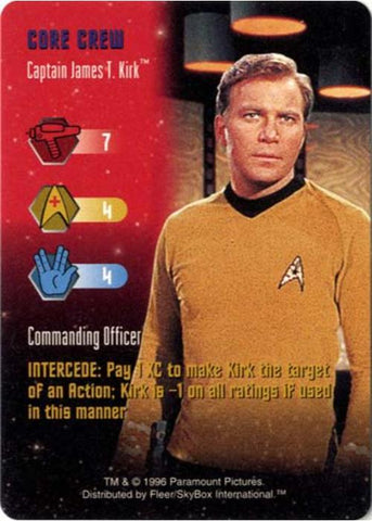 Star Trek TCG | Captain James T. Kirk [Core Crew] - Premiere Set | The Nerd Merchant