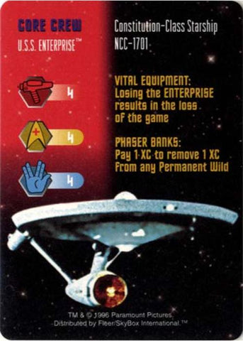Star Trek TCG | U.S.S. Enterprise [Core Crew] - Premiere Set | The Nerd Merchant