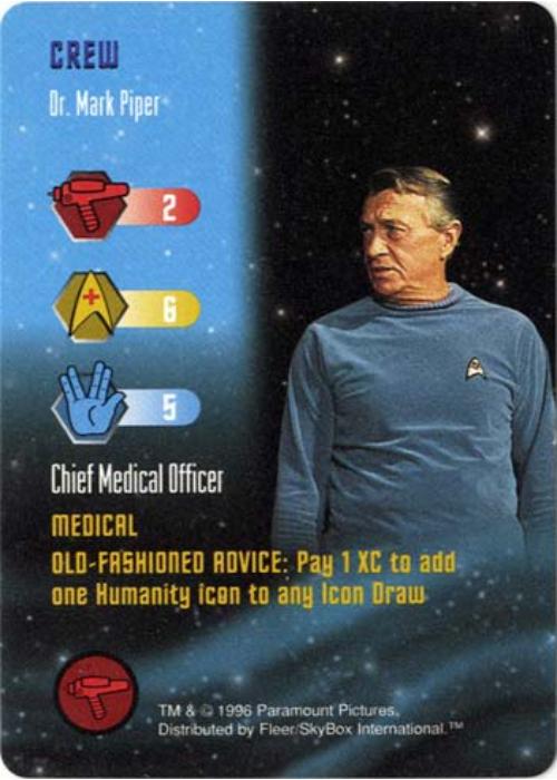 Star Trek TCG | Dr. Mark Piper [Crew] - Premiere Set | The Nerd Merchant