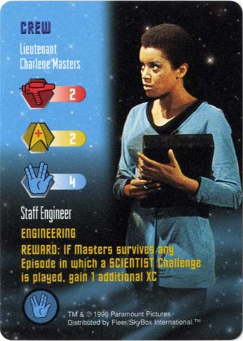 Star Trek TCG | Lieutenant Charlene Masters [Crew] - Premiere Set | The Nerd Merchant