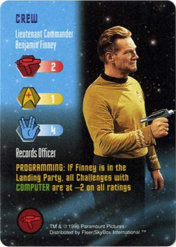 Star Trek TCG | Lieutenant Commander Benjamin Finney [Crew] - Premiere Set | The Nerd Merchant