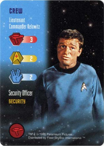 Star Trek TCG | Lieutenant Commander Kelowitz [Crew] - Premiere Set | The Nerd Merchant