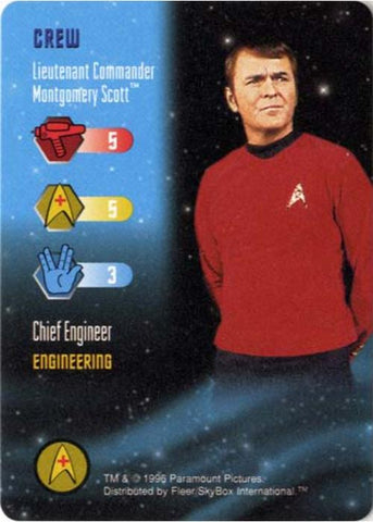 Star Trek TCG | Lieutenant Commander Montgomery Scott [Crew] - Premiere Set | The Nerd Merchant
