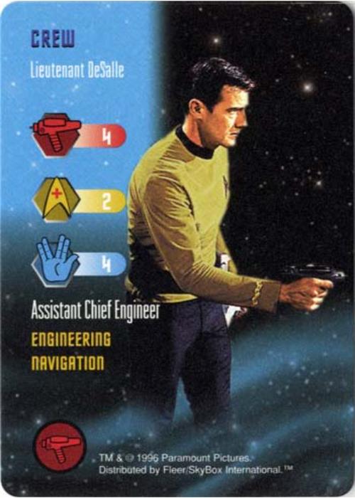 Star Trek TCG | Lieutenant DeSalle [Crew] - Premiere Set | The Nerd Merchant