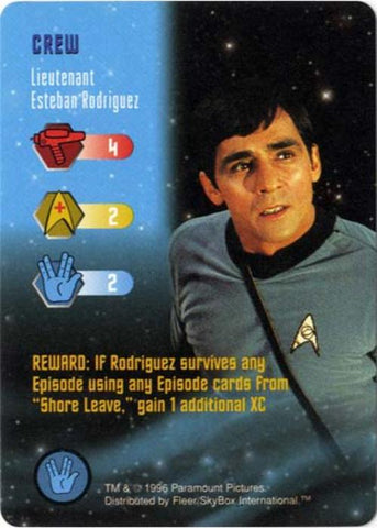 Star Trek TCG | Lieutenant Esteban Rodriguez [Crew] - Premiere Set | The Nerd Merchant